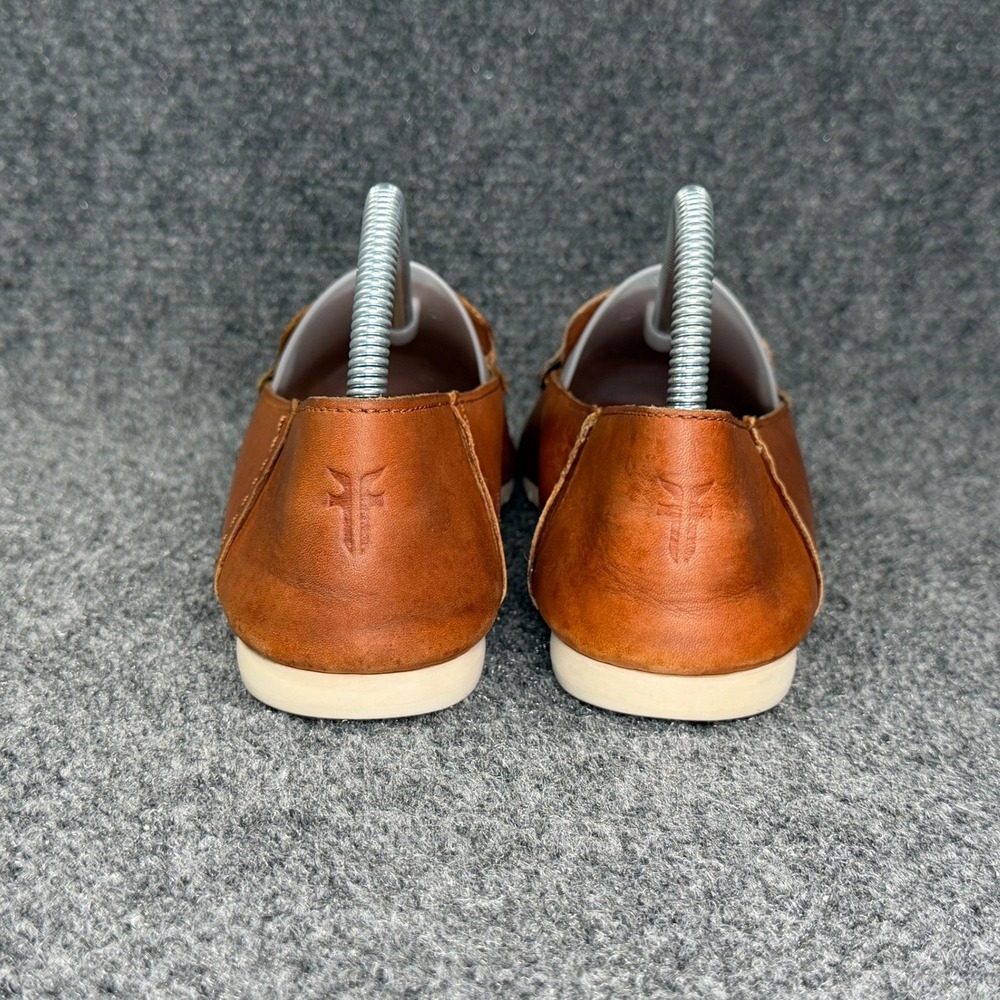 Frye Loafers Women's 8 Brown Leather Casual Flats Slip On Shoes - Picture 5 of 13